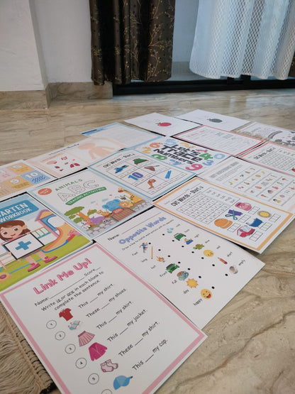 Ultimate No Screen-Time Solution: MEGA Tracing & Early Learning PDF Bundle (300+ Printable Worksheets)