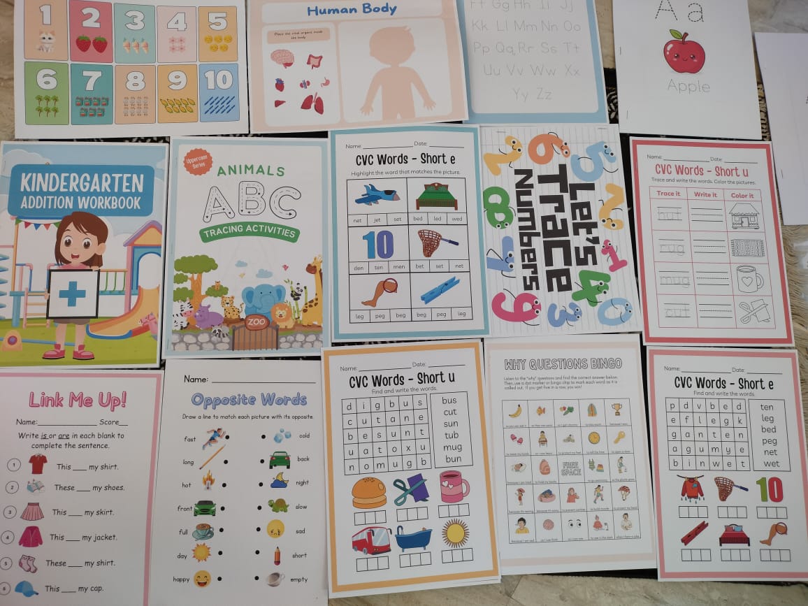 Ultimate No Screen-Time Solution: MEGA Tracing & Early Learning PDF Bundle (300+ Printable Worksheets)