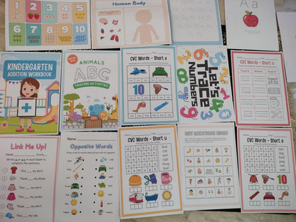 Ultimate No Screen-Time Solution: MEGA Tracing & Early Learning PDF Bundle (300+ Printable Worksheets)